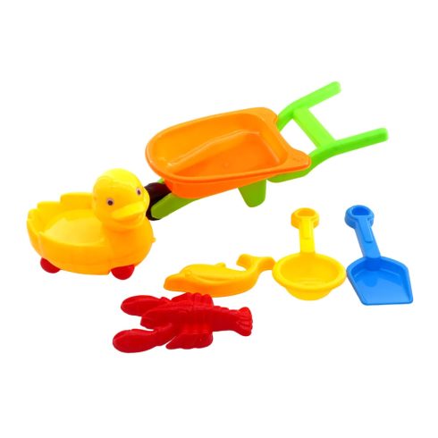 Homokozó szett + talicska hálóban, 90298