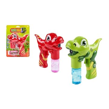 Buborékfújó dinó szett lapon - elemes - 90310