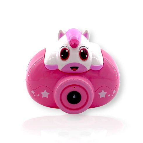 Buborékfújó kamera, unikornisos, elemes dobozban - 90311