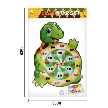   Célba dobós - tapadós darts játékszett zacskóban - 90485