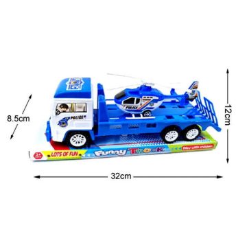   Helikopter szállító kamion játékszett platformon - 90586