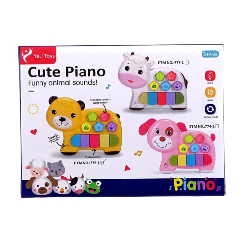 Állatos orgona dobozban - elemes - 90600