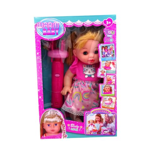 Elemes baba játékszett dobozban - 90648