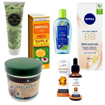 Bőrápoló krémek, szérumok, kiegészítők